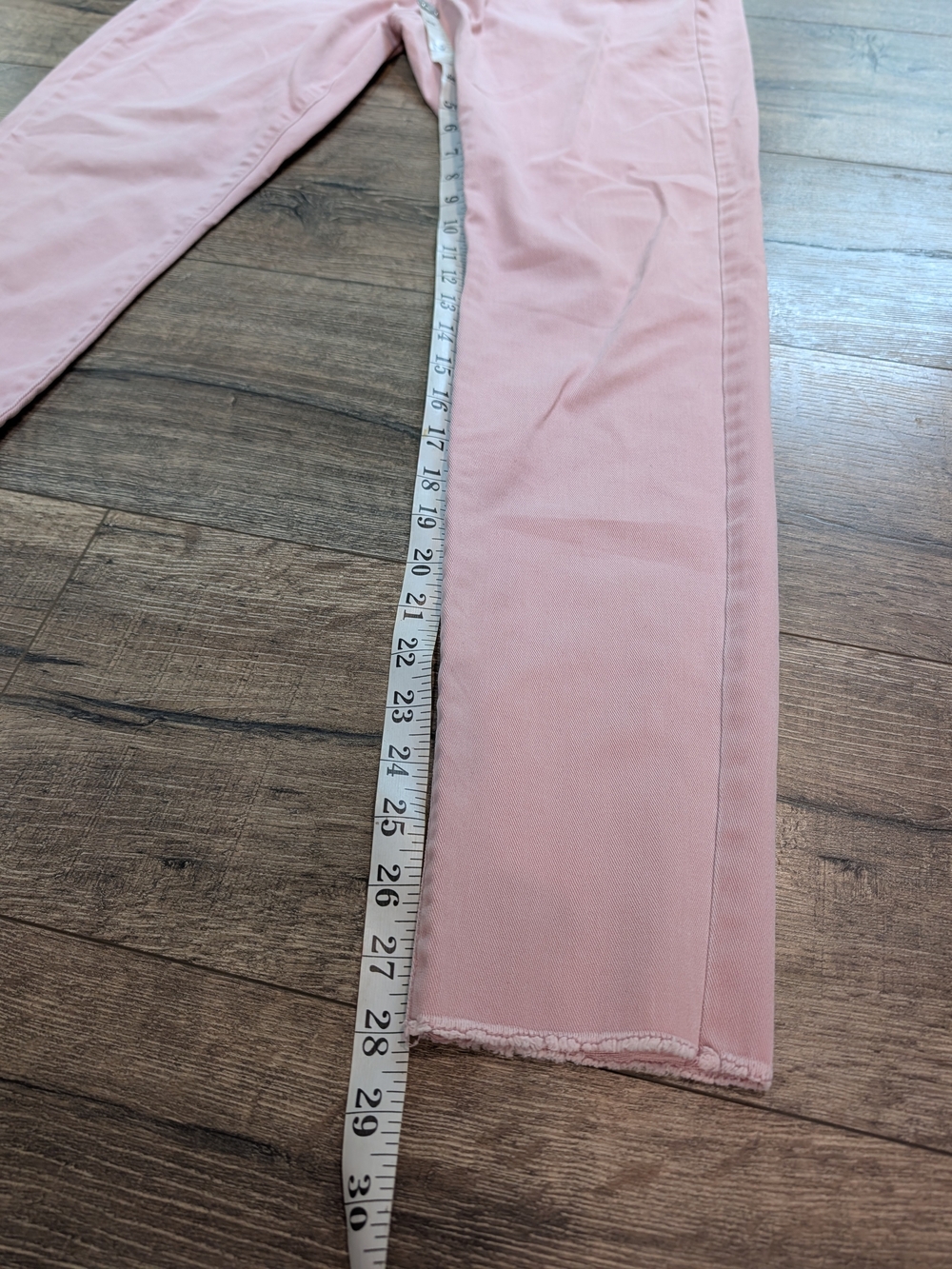 Banana Republic Size 29 8 Skinny Fit Jeans Dusty Rose Pink Fall - Picture 4 of 5